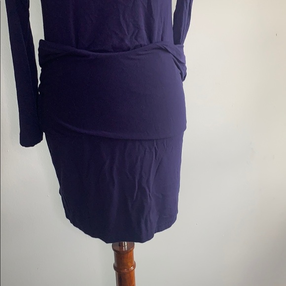 Forever 21 Navy Blue Long Sleeved Bodycon Dress XL - Picture 4 of 8